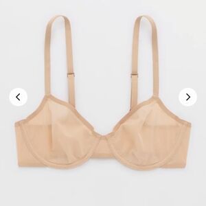 Aerie Smoothez Full Coverage Mesh Underwire Unlined Bra